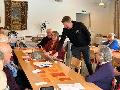 Jim Karlssson berättar om kyrkrenovering, januari 2024